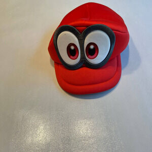 Cappy Hat Super Mario Odyssey Nintendo Red Costume Cosplay Cap‎ Authentic
